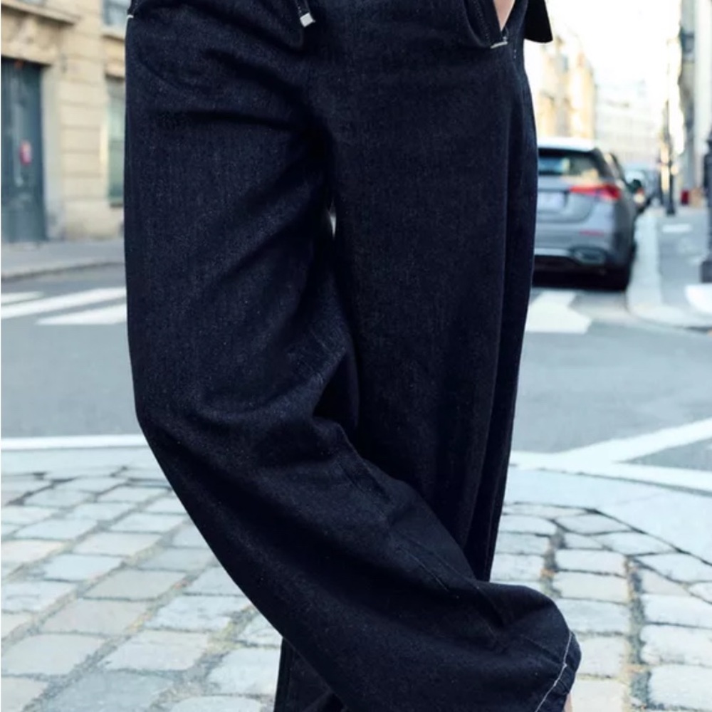 Zara Dark Blue Denim Jeans